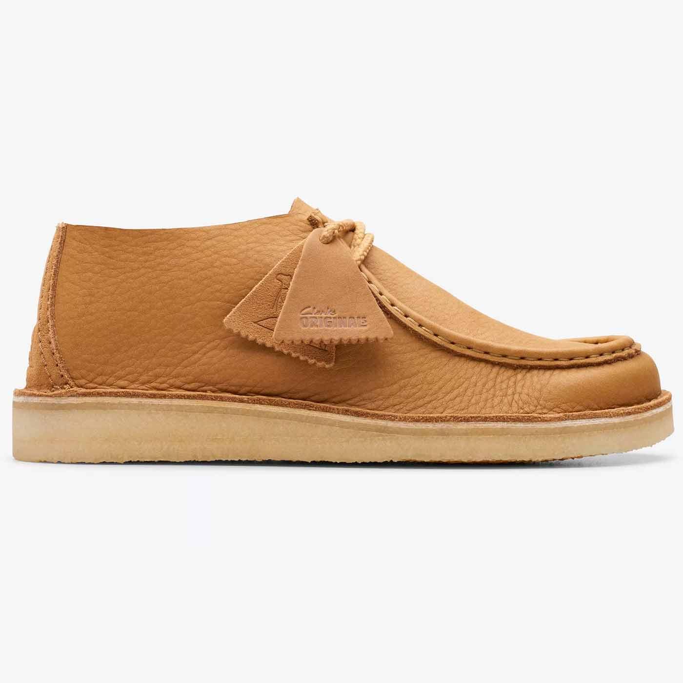 Desert Nomad Clarks Originals Tan Leather Shoes