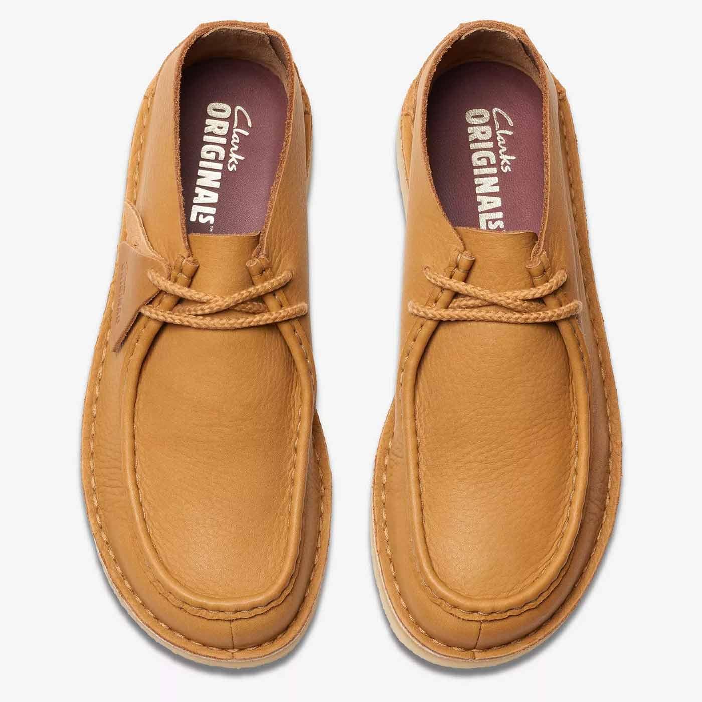 Clarks tan leather shoes best sale