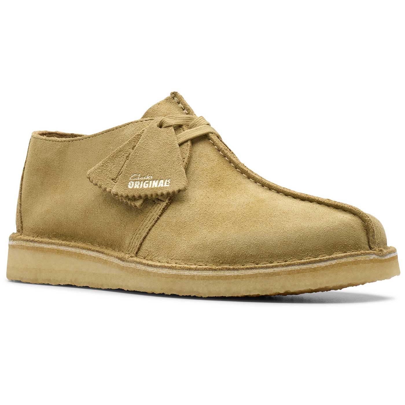 Clarks Originals Desert Trek Oakwood Retro 70s Suede Shoes