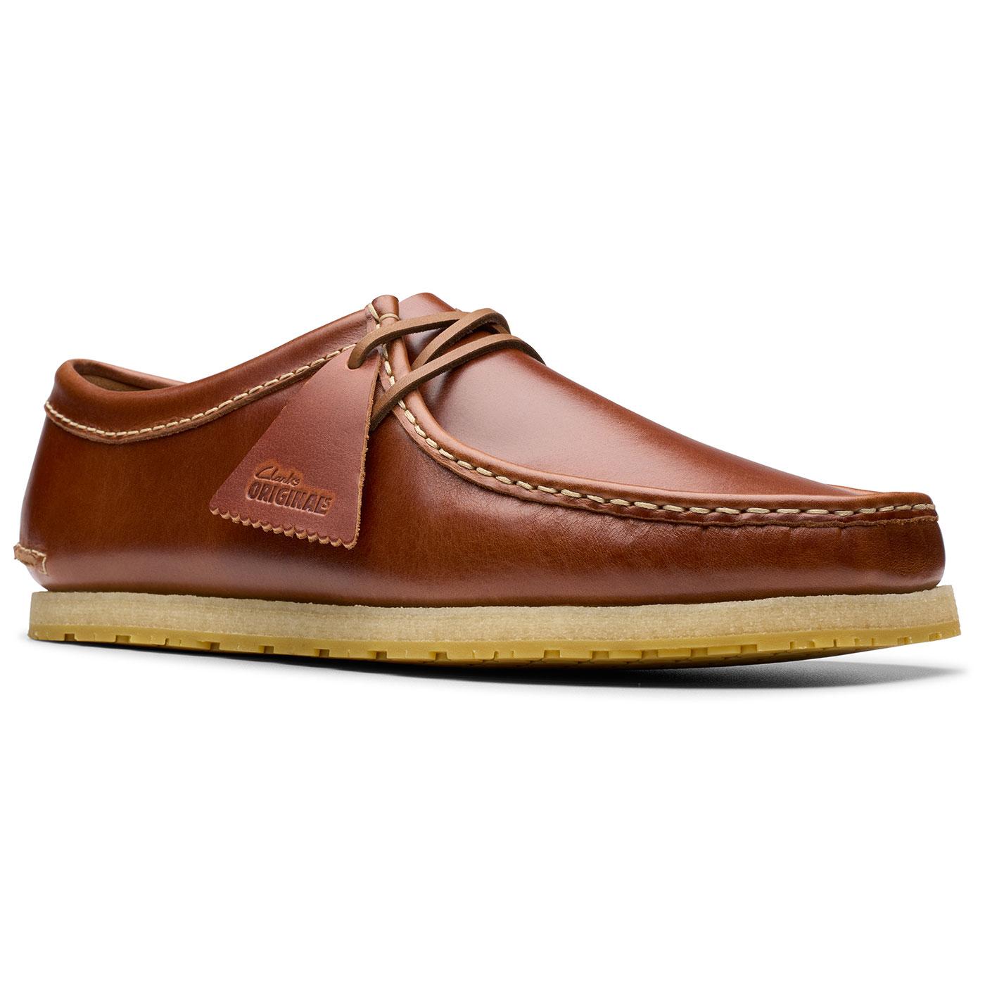 Godney Lace Clarks Originals Leather Moccasin Shoe