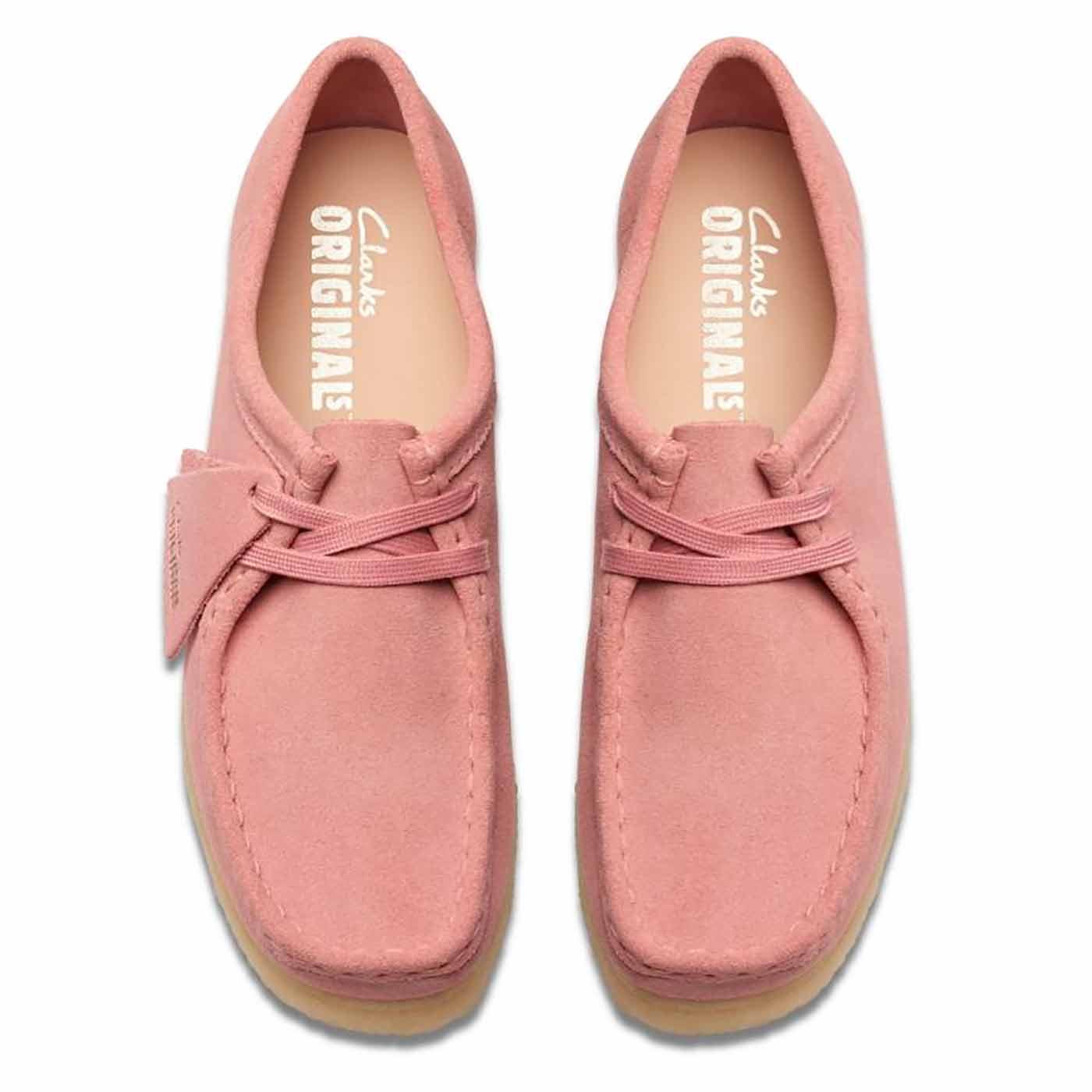 Clarks wallabees hot sale womens pink