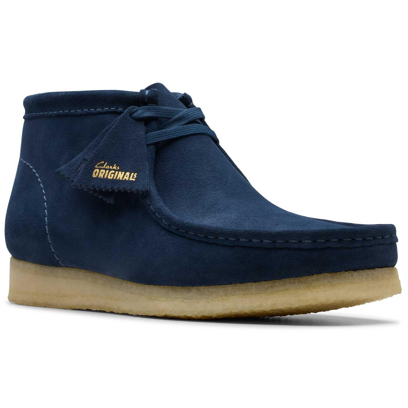 Clarks Originals Ink Suede Retro Wallabee Boots