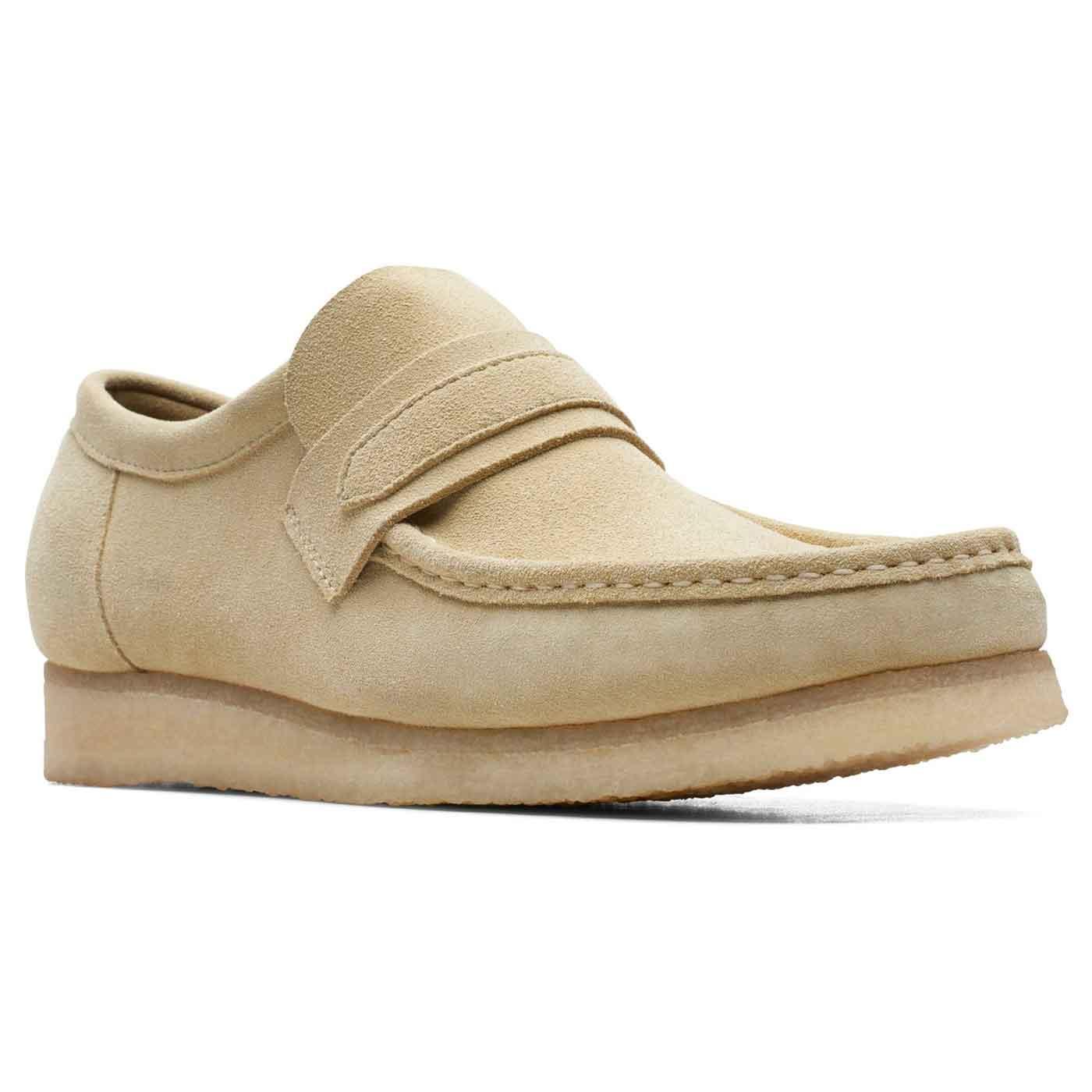 Clarks wallabee low maple best sale