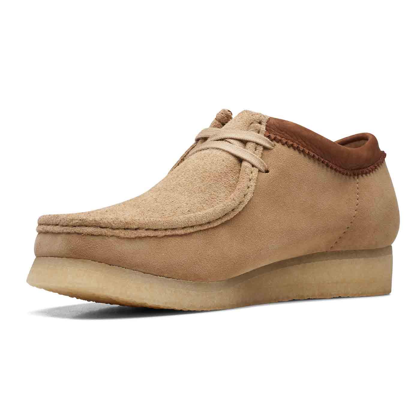 Wallabee Clarks Originals Mod Moccasin Shoes In Sand