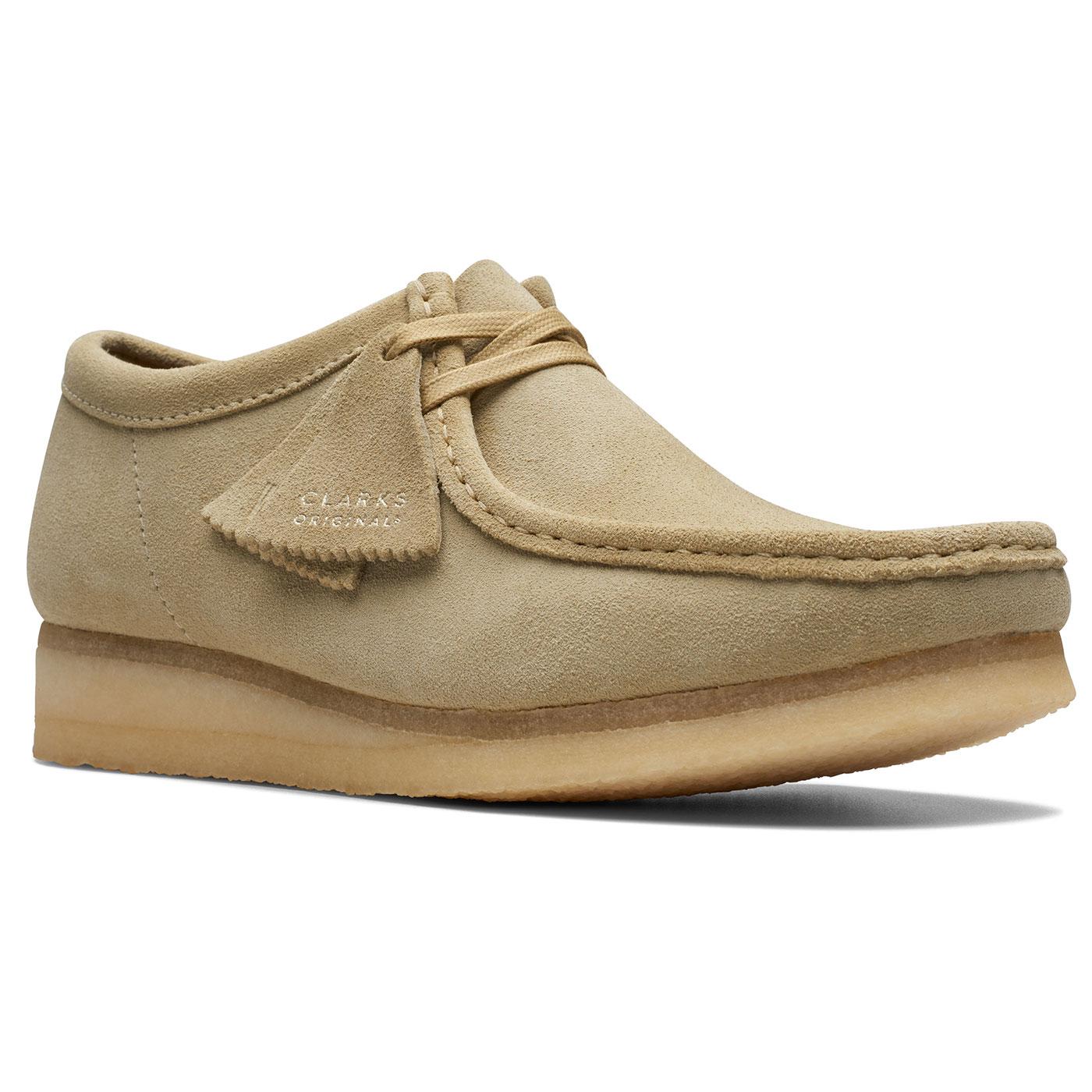 Wallabee Clarks Originals Retro Maple Suede Shoes