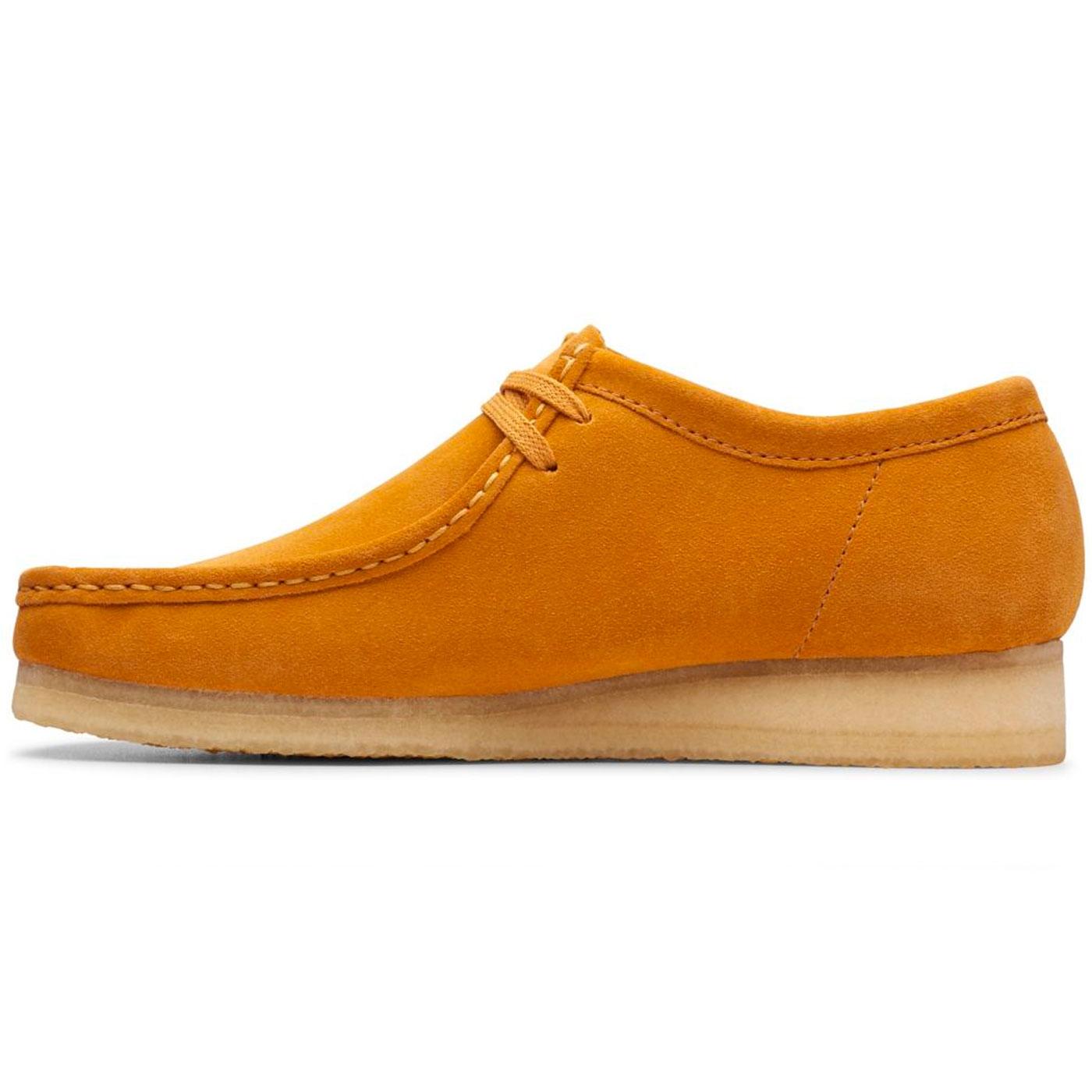 CLARKS ORIGINALS Wallabee Mod Moccasin Shoes Turmeric