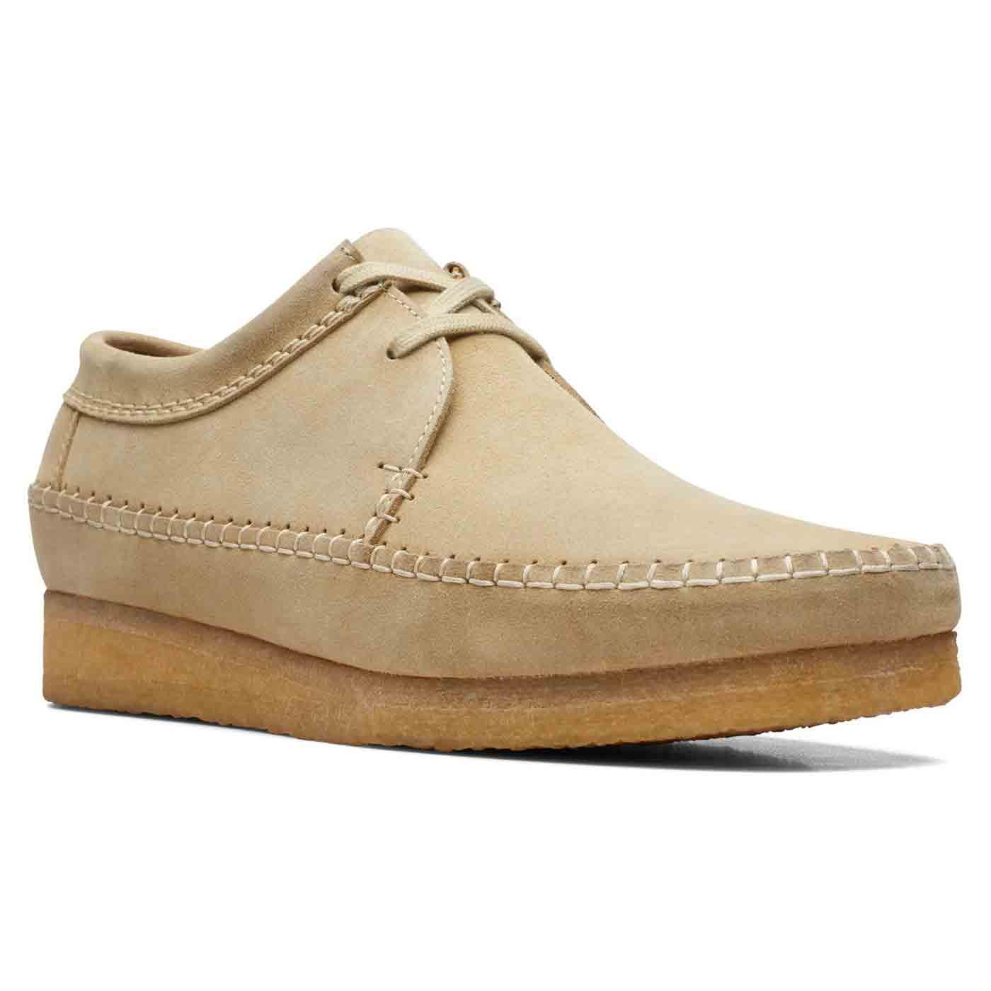 Weaver CLARKS ORIGINALS Suede Moccasin Shoes (M)