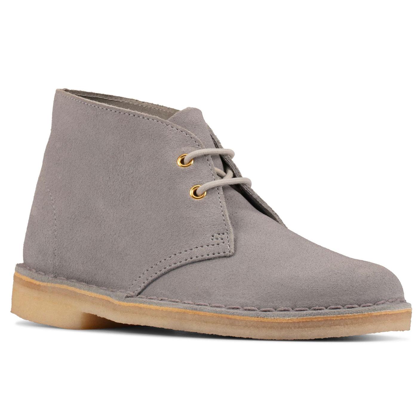 clarks originals grey suede desert boots