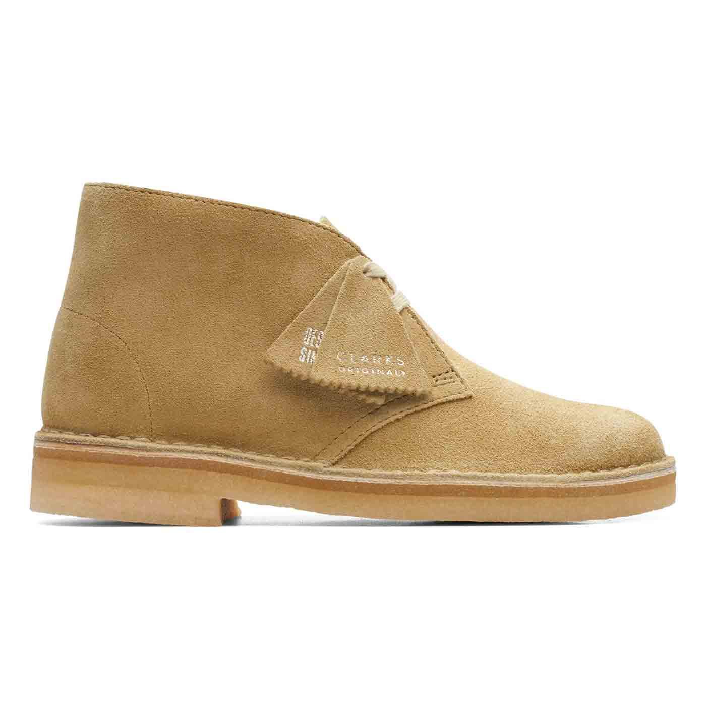 Clarks desert hot sale boots womens gold