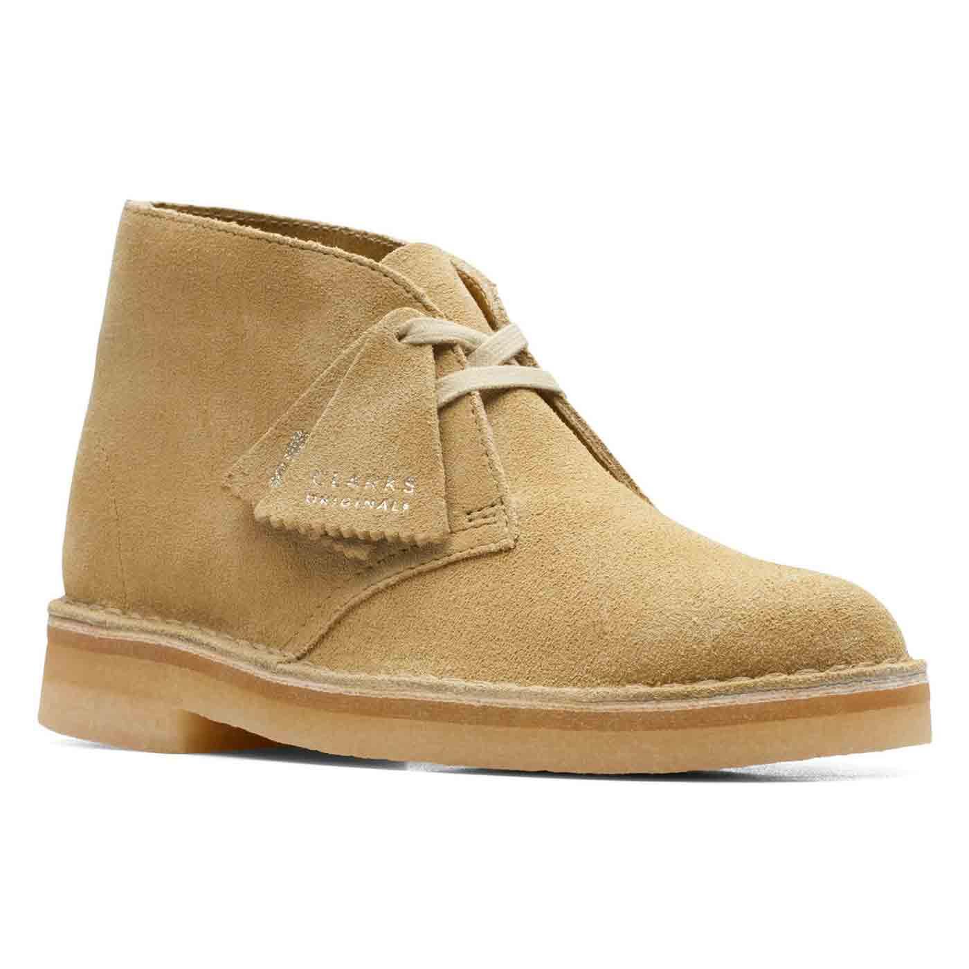 Clarks Originals Women s Mod Desert Boots In Maple Suede