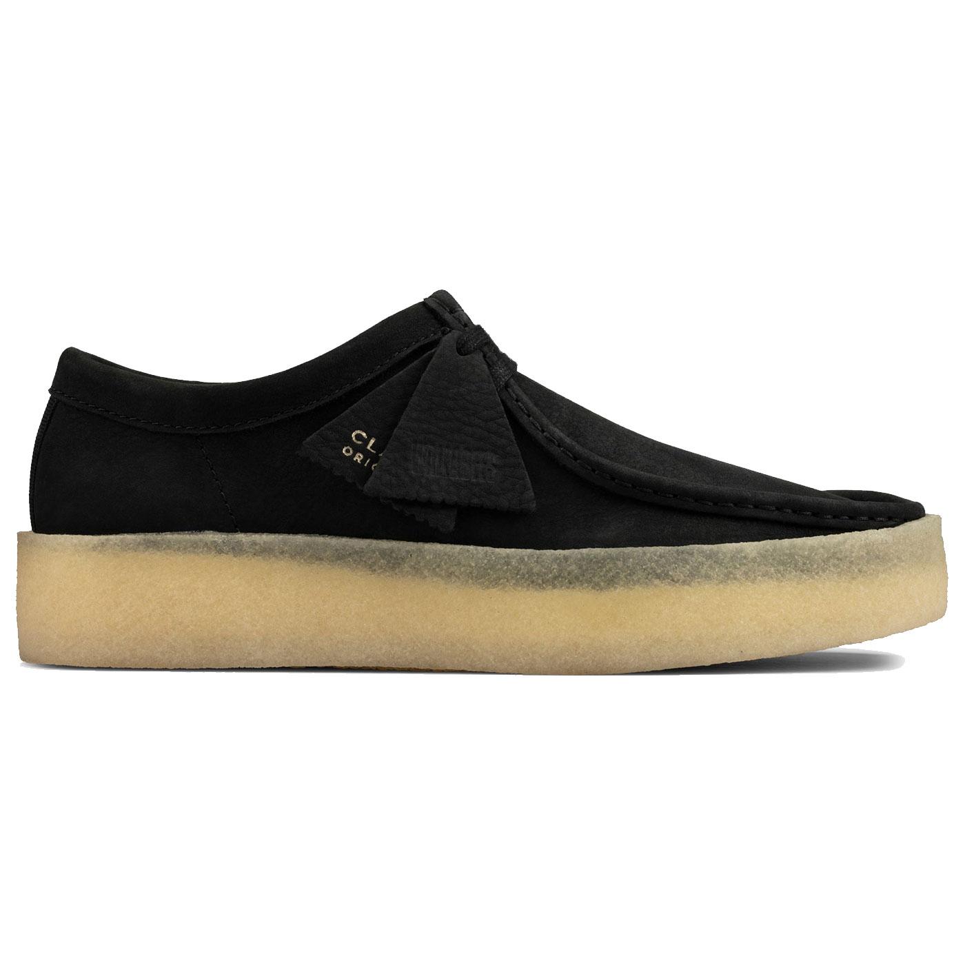 CLARKS ORIGINALS 'Wallabee Cup' Womens Moccasins Black