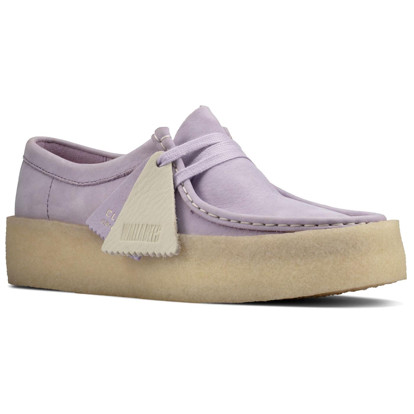 Clarks Originals Wallabee Cup Womens Shoes In Lilac