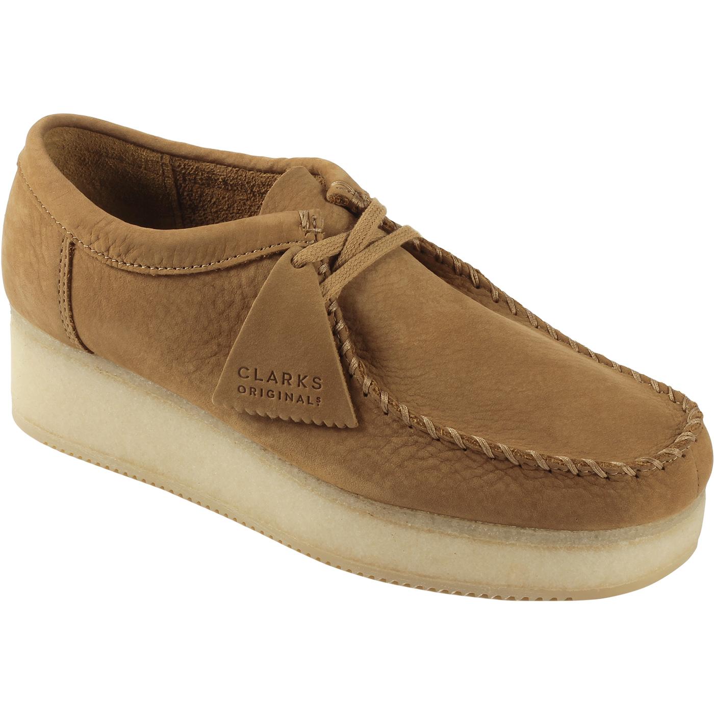 clarks leather soled shoes