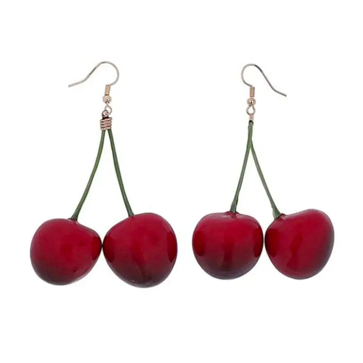 + Delicious Cherries COLLECTIF Retro 40s Earrings