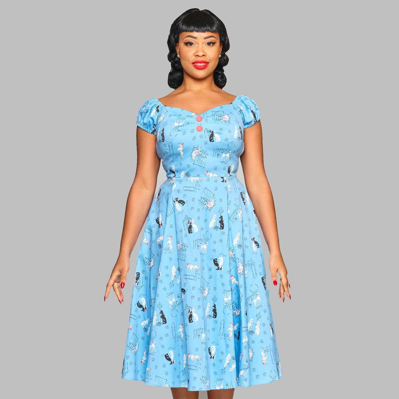 Poodle Print Dress