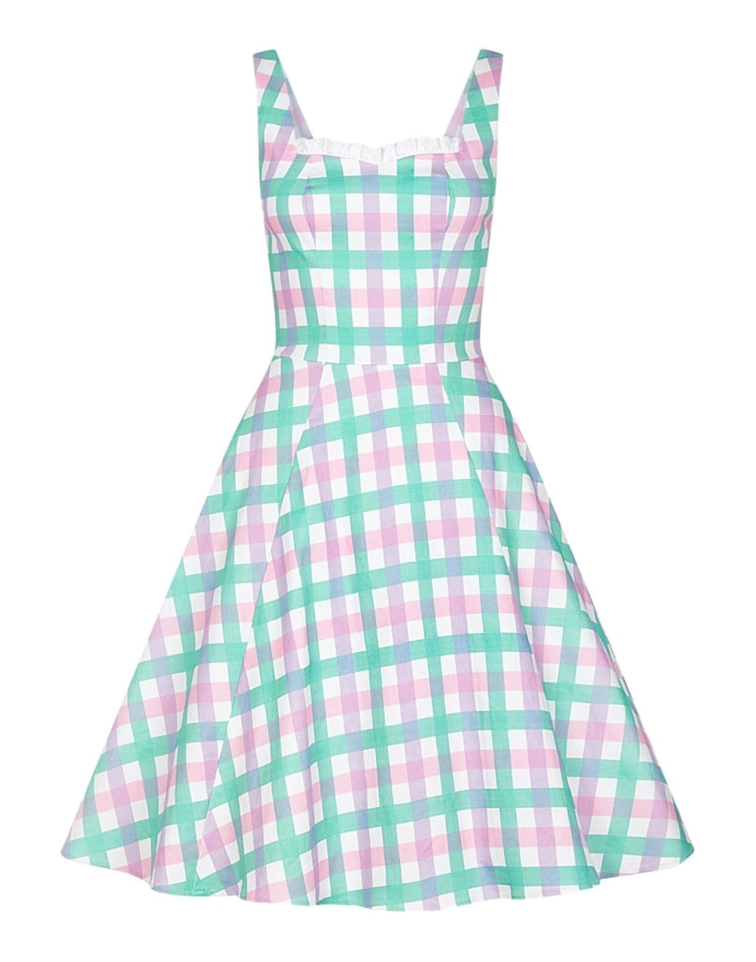 Chloe COLLECTIF Retro Candy Gingham Swing Dress