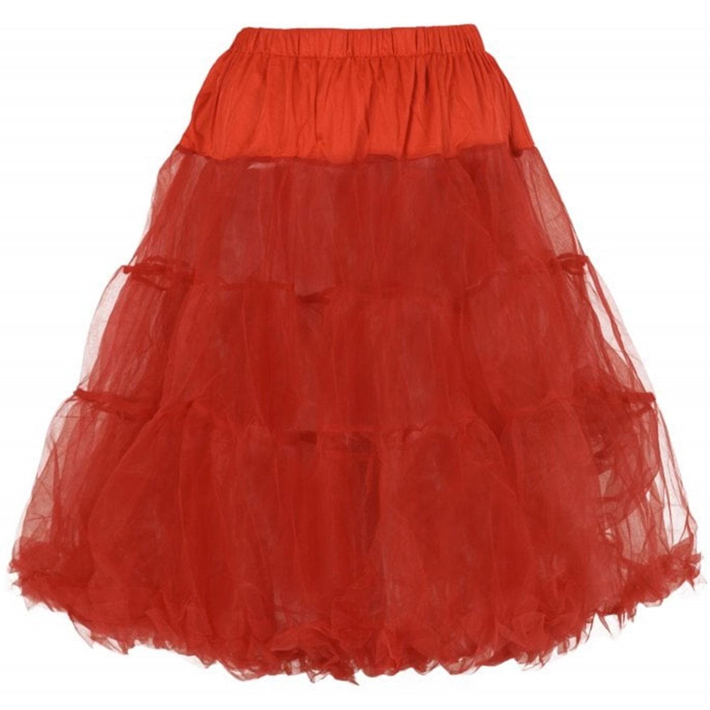 Maddy COLLECTIF Retro Vintage Petticoat in Red