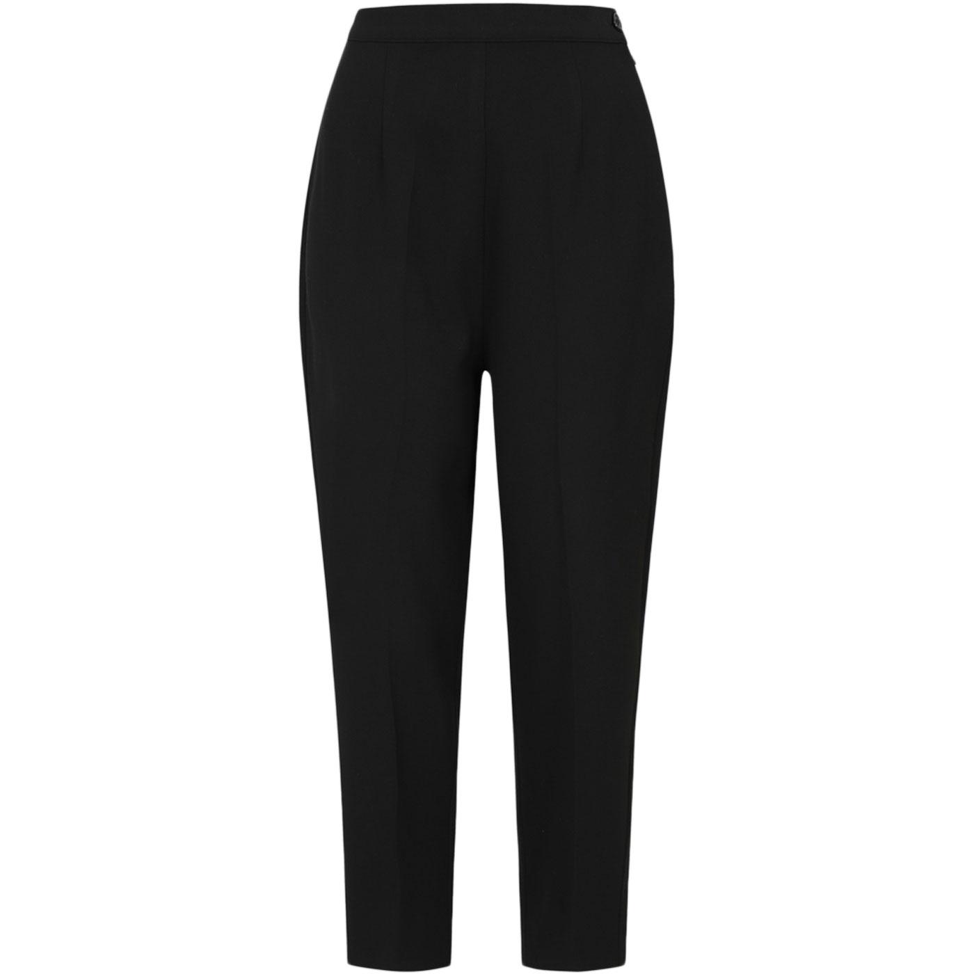 Nora Collectif Plain Pedal Pushers Retro Trousers 