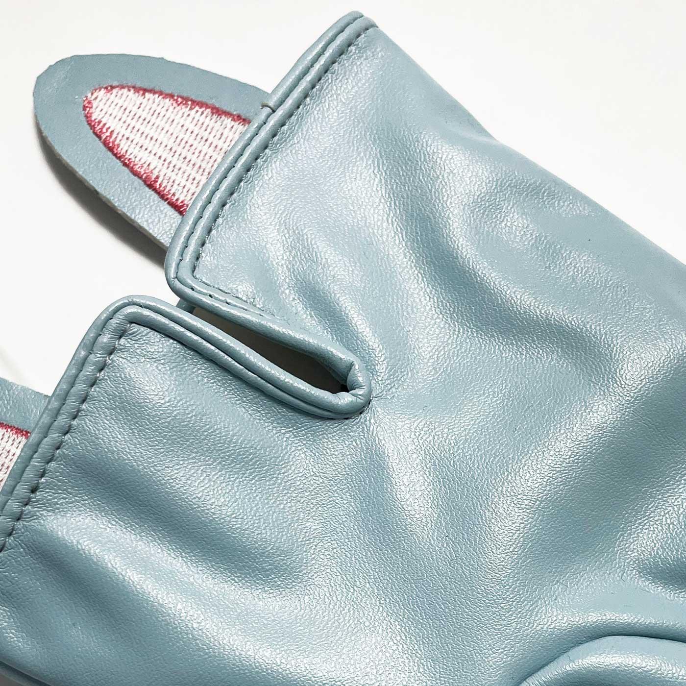 Collectif Women's Retro 50s Snowy Rabbit Gloves in Blue