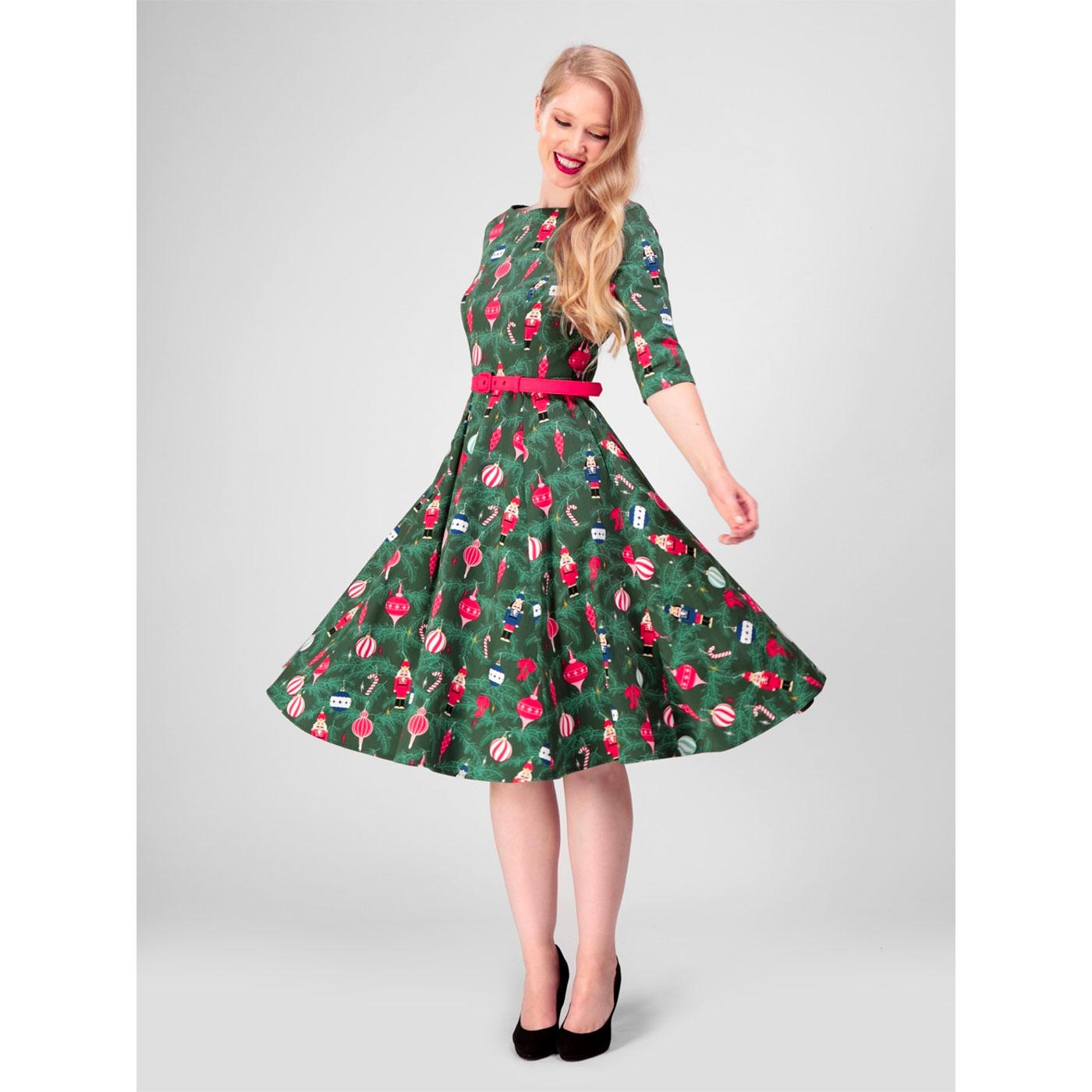 Christmas 50s hot sale swing dress