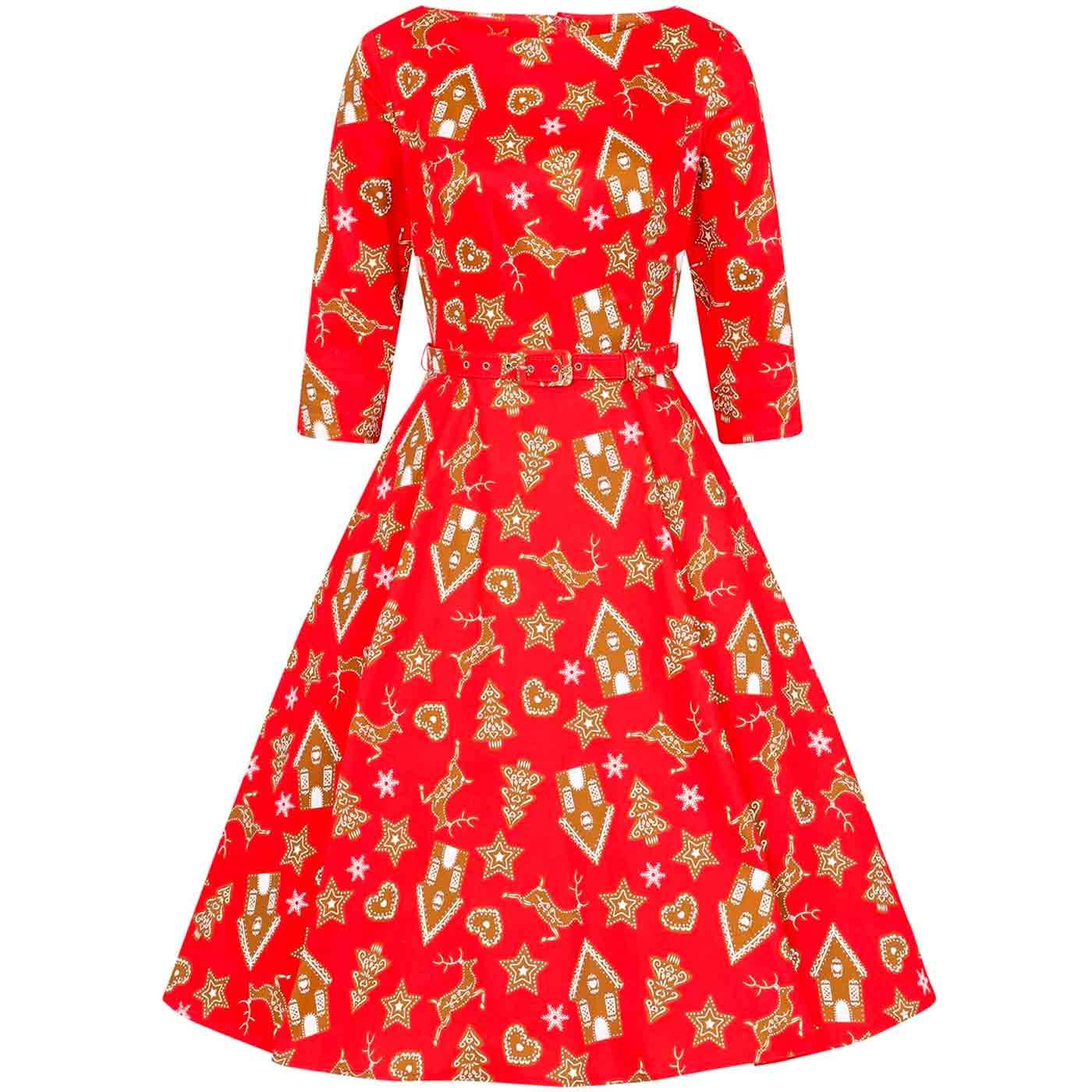 Suzanne COLLECTIF Retro Ginger Cookies Swing Dress