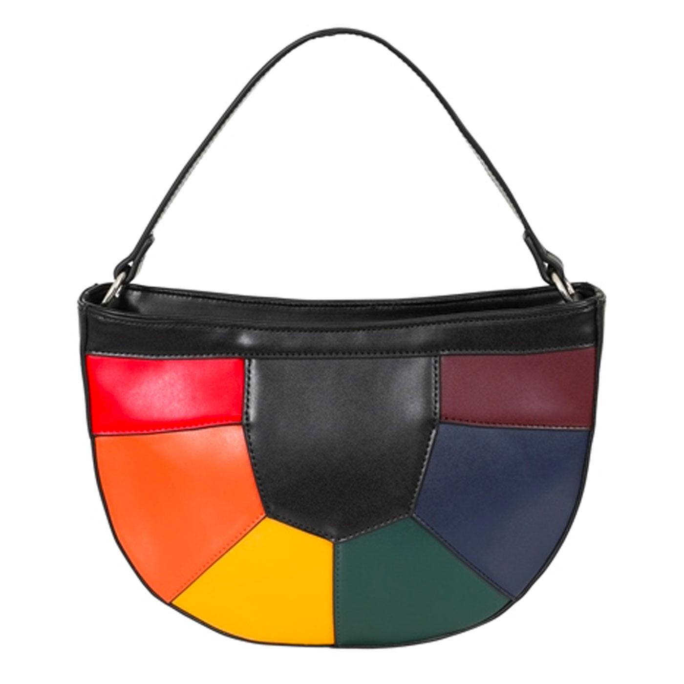 Suzie COLLECTIF Retro Vintage Style Rainbow Bag