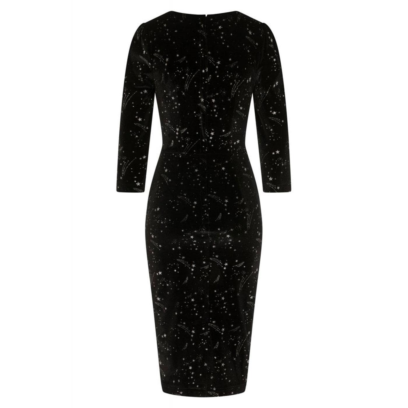 Vanessa COLLECTIF Make A Wish Pencil Dress Black