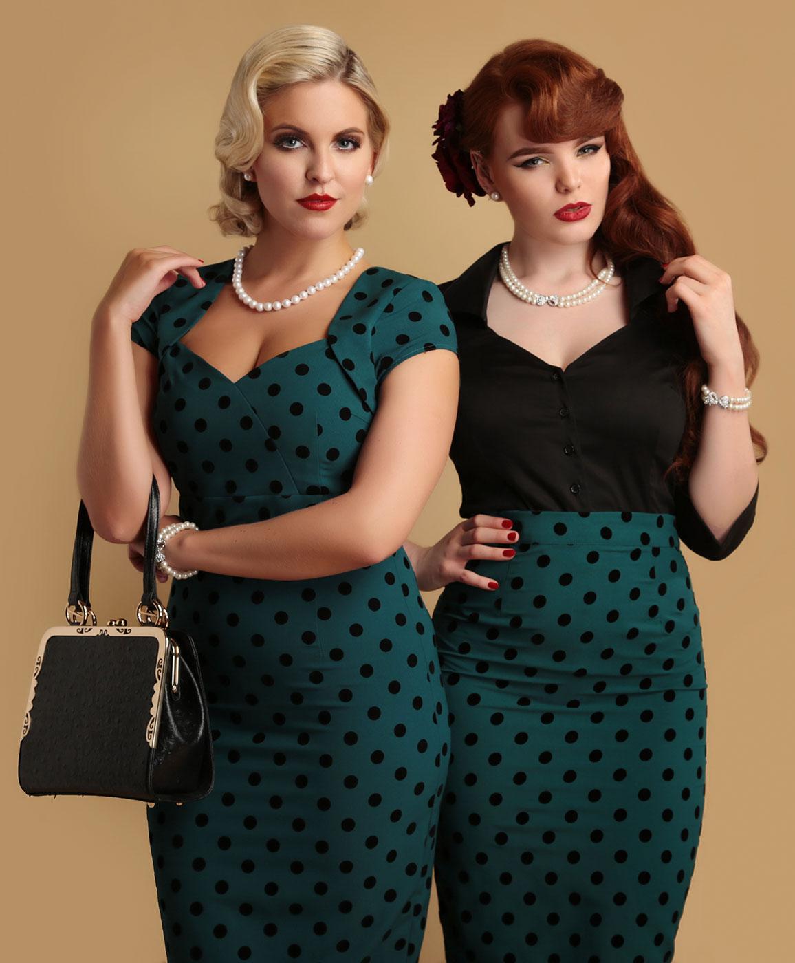 Collectif polka dot clearance dress