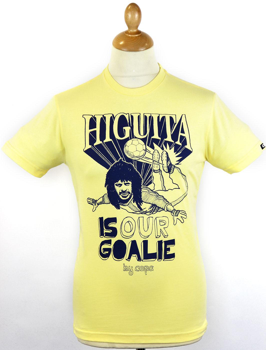 Higuita COPA Retro Indie Columbia Football T-shirt