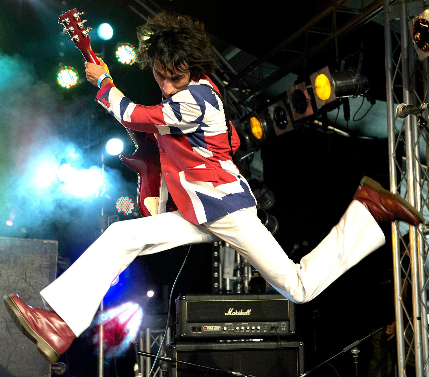 MADCAP ENGLAND Townshend Retro Mod Union Jack Blazer Jacket