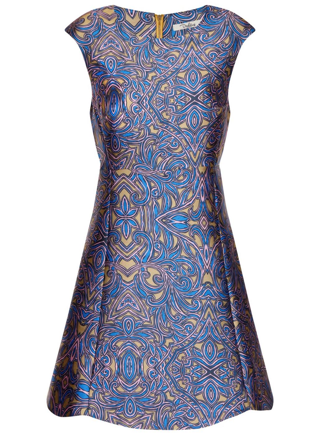 Zoella DARLING Retro 70s Baroque Print Dress
