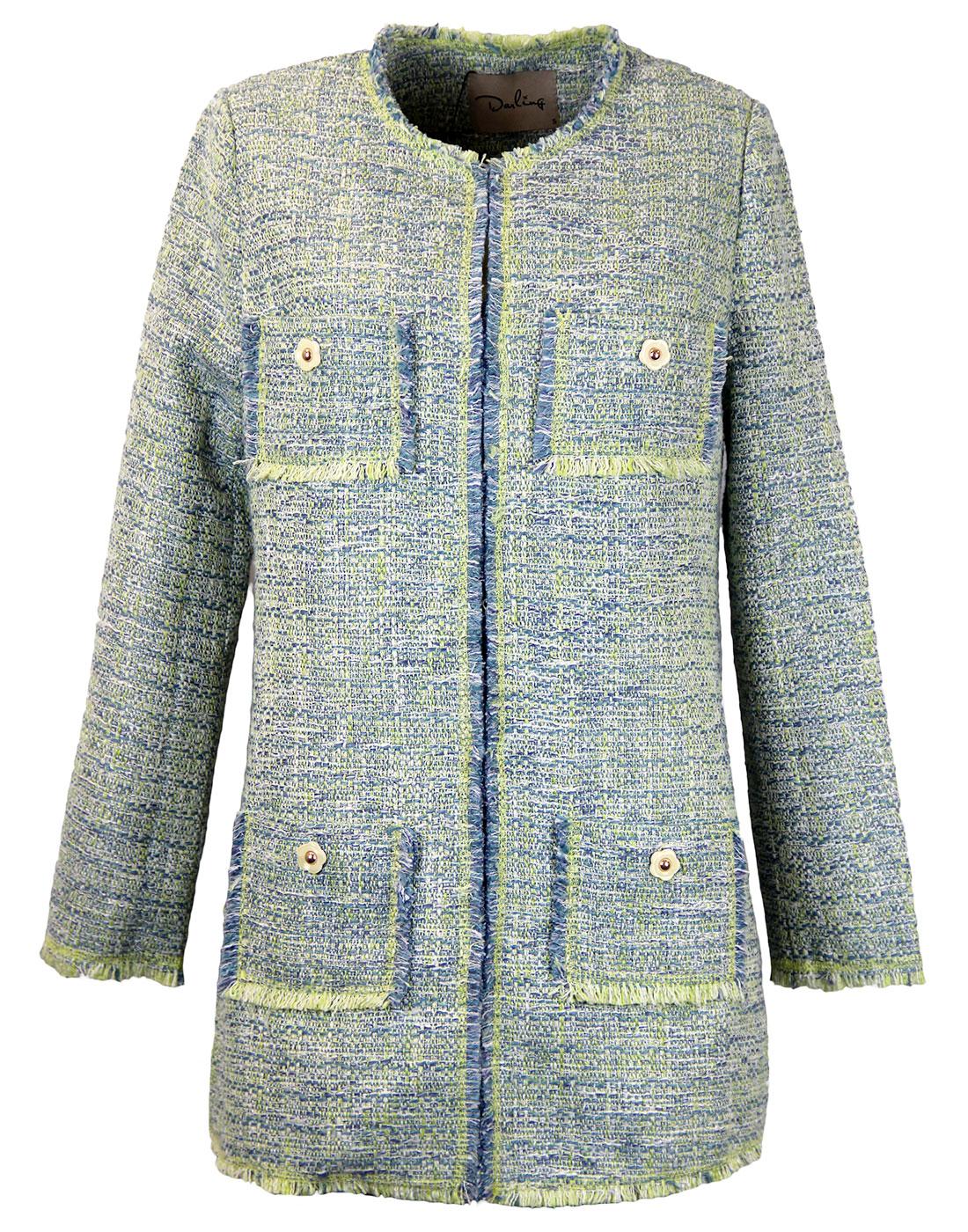 Esmee DARLING 1960s Mod Tweed Look Weave Coat