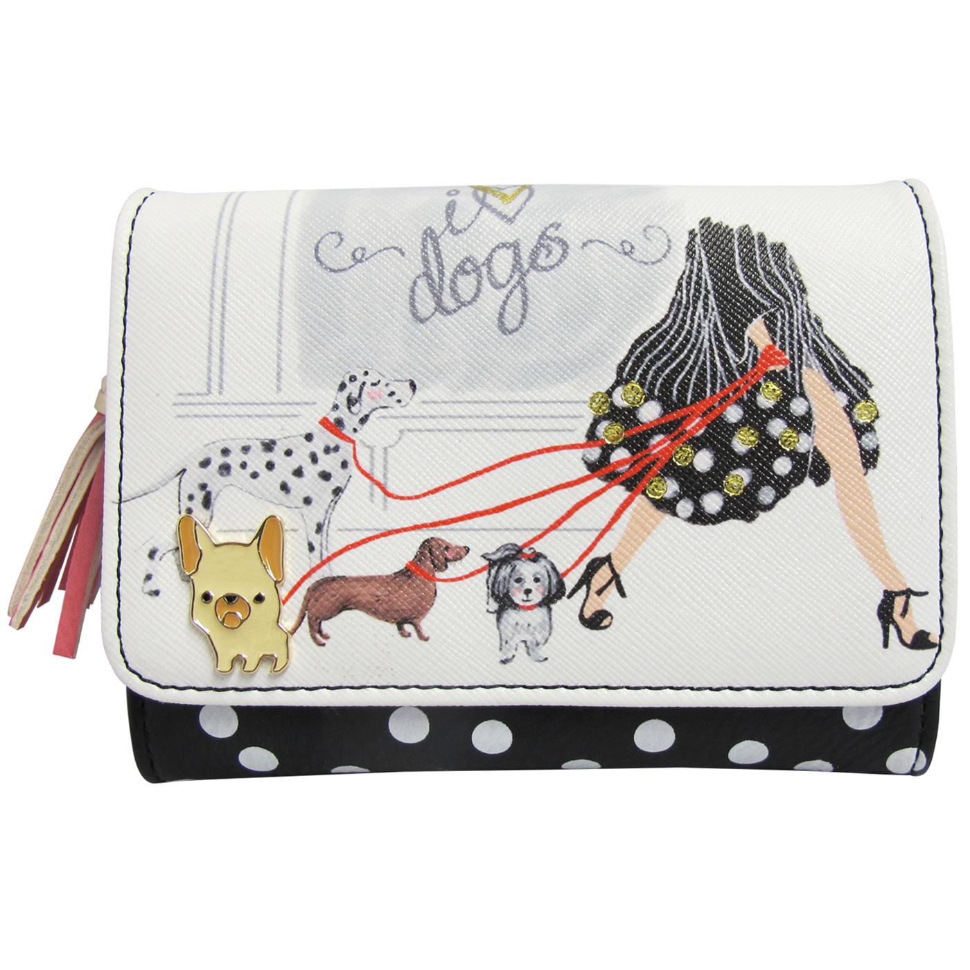 I Love Dogs Keepsake DISASTER DESIGNS Retro purse