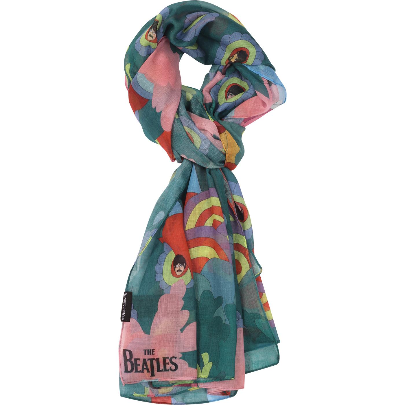 HOUSE OF DISASTER Beatles Psychedelic Scarf