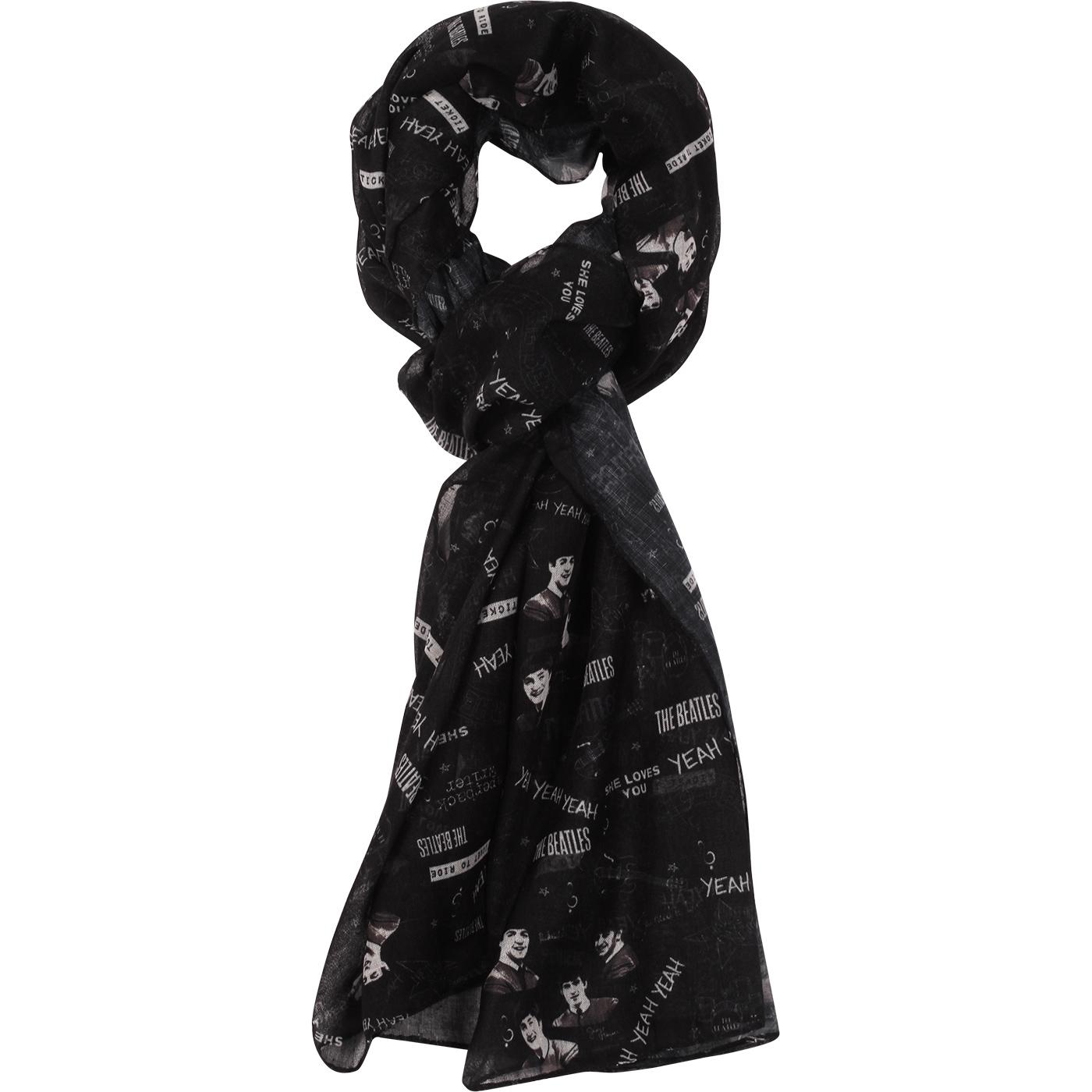 DISASTER DESIGN The Beatles Song Titles Scarf