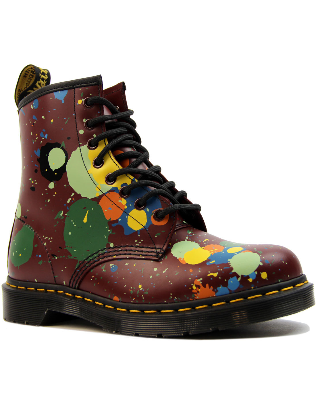 dr martens painted boots