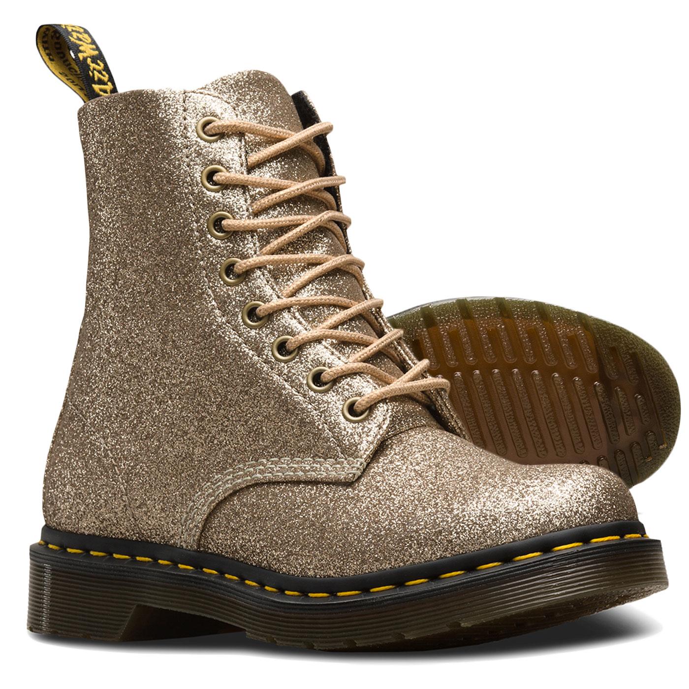 Gold glitter cheap dr martens