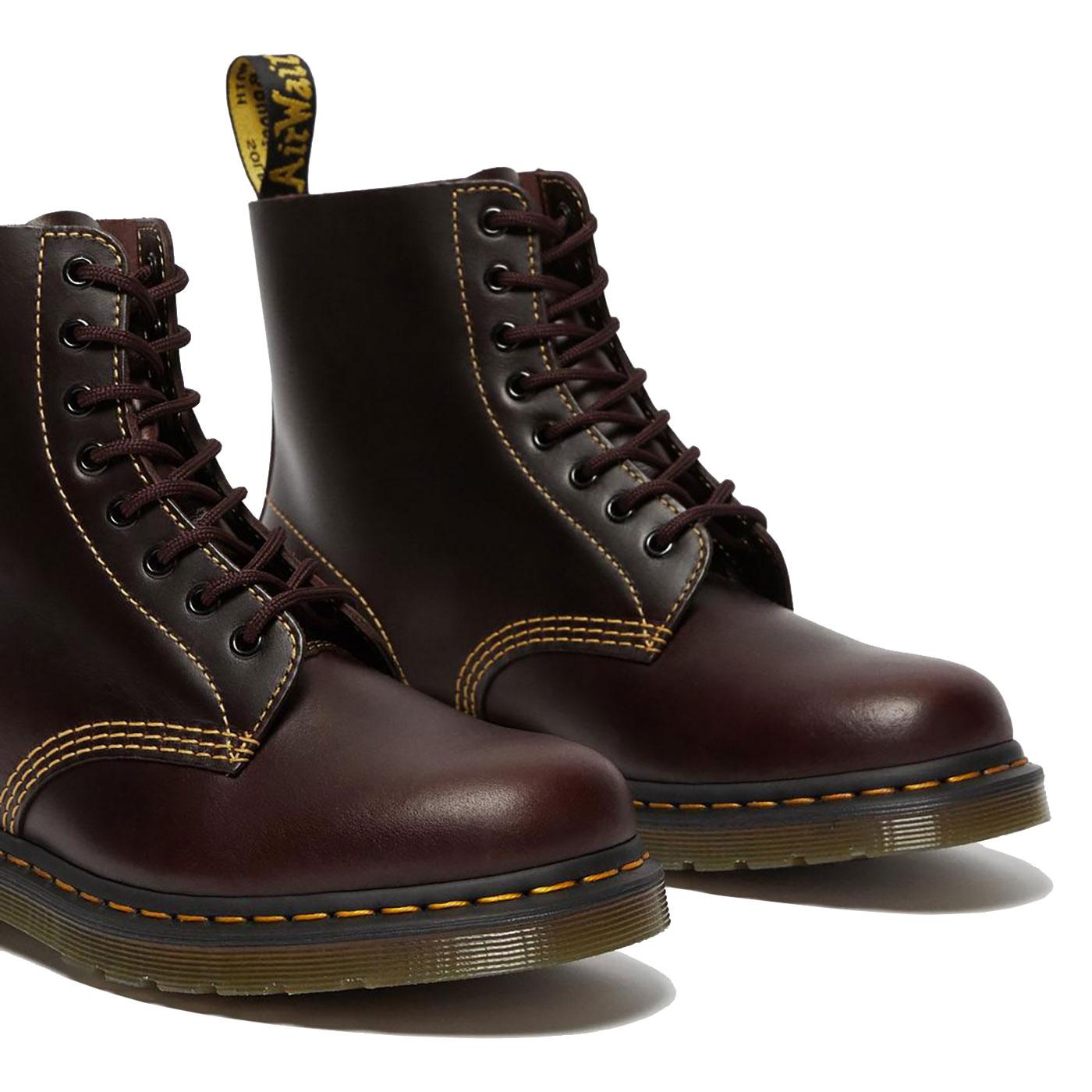 1460 contrast stitch leather boots