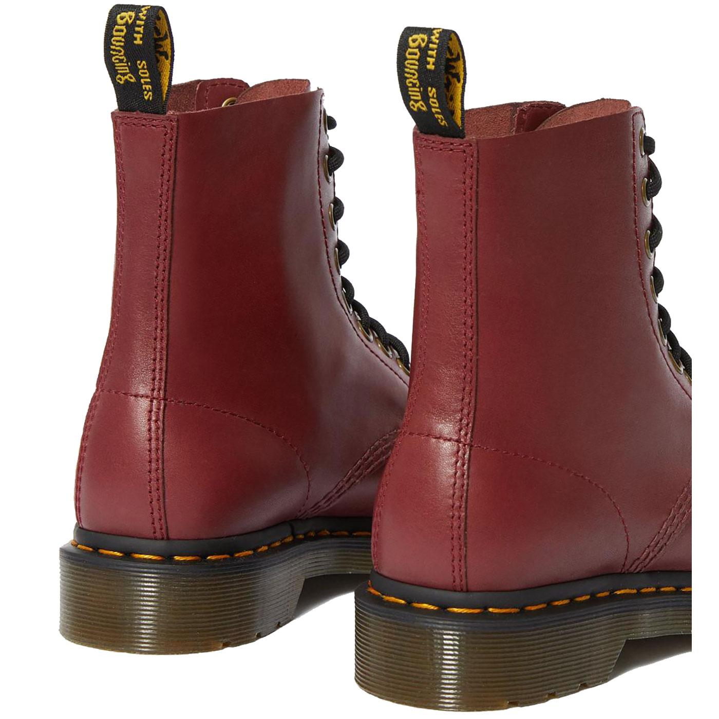 DR MARTENS Womens 1460 Pascal Boots Cherry Red