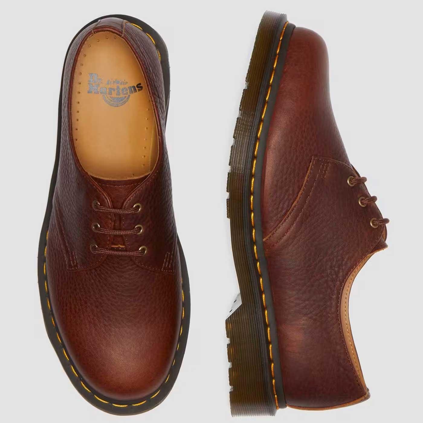 Dr Martens 1461 Ambassador Leather Oxford Shoes in Cashew