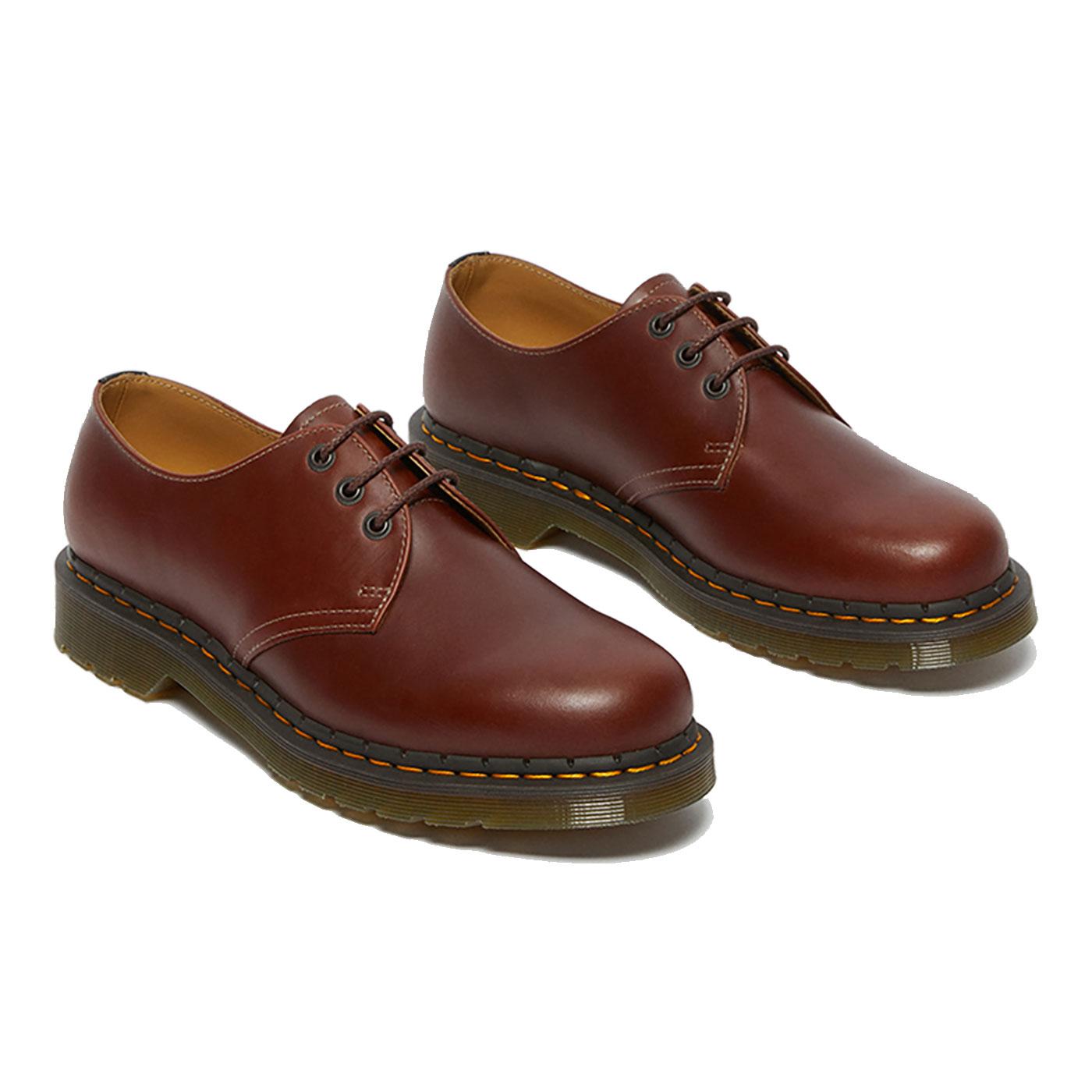 DR MARTENS 1461 Abruzzo WP Mens Shoes in Brown + Black