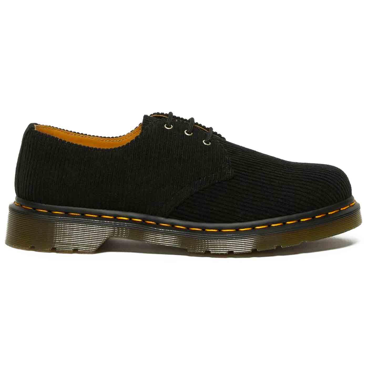 Dr Martens 1461 Mens SIze 12 Duchess shops Corduroy Black Oxford Shoes