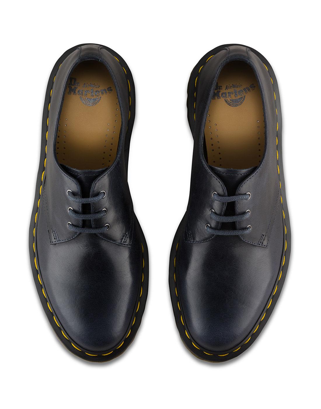 DR MARTENS 1461 Orleans 70s Mod Retro Derby Shoes Navy