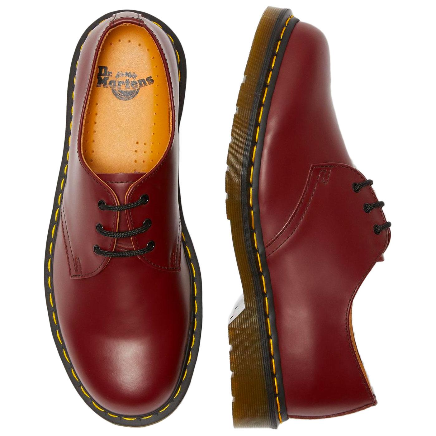 DR MARTENS 1461 Women's Smooth Shoes CHERRY RED