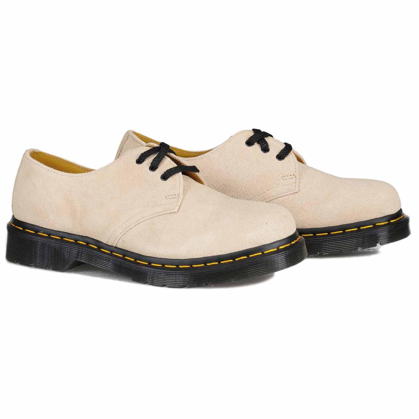 1461 DR MARTENS Women's Mod EH Suede Shoes Warm Sand