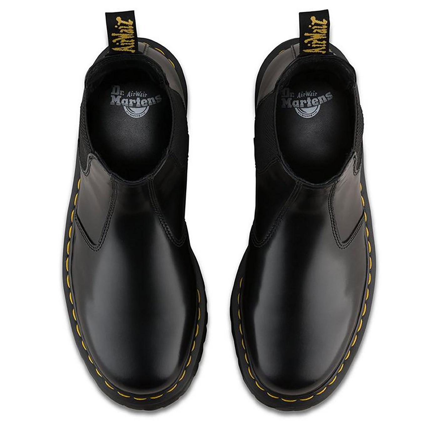 Quad 2976 DR MARTENS Womens Platform Chelsea Boots in Black