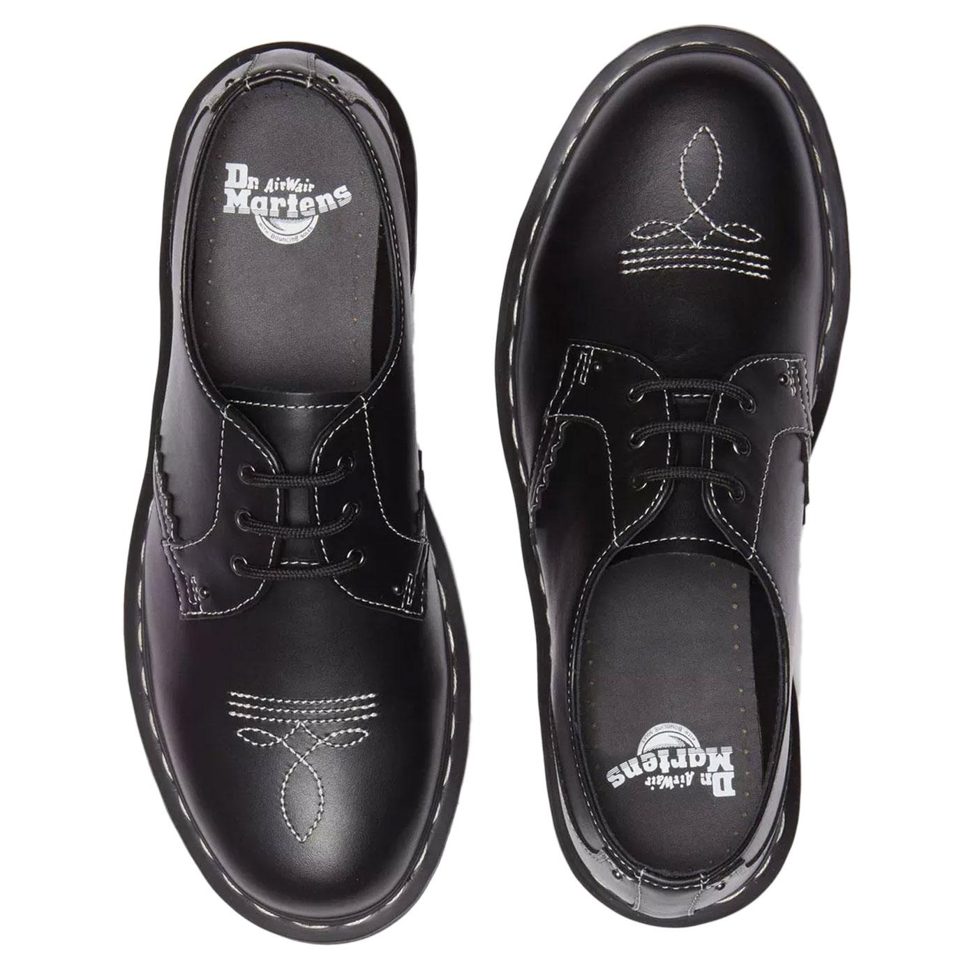 Dr Martens★1461 GOTHIC AMERICANA★BLACK WANAMA Dr. Martens 1461 Gothic Americana Leather Oxford Shoes in