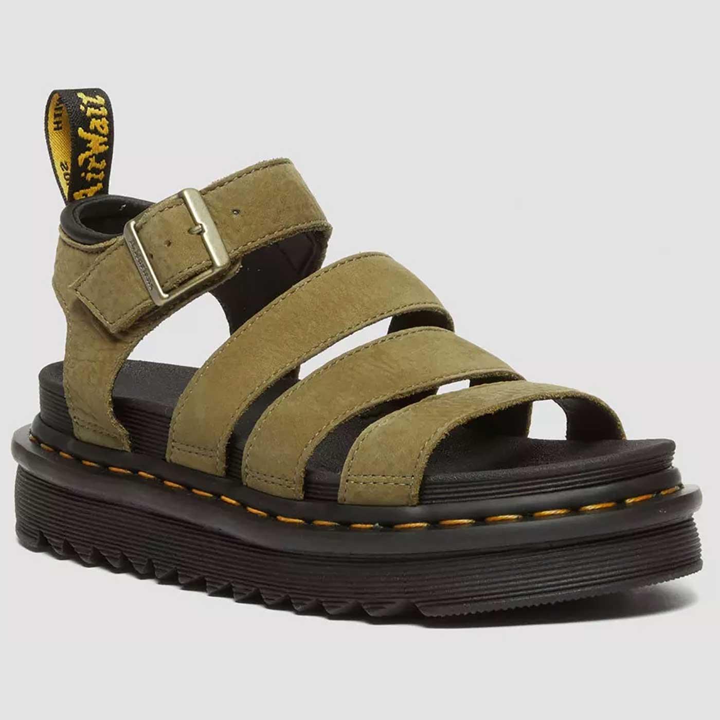 Blaire Dr Martens Tumbled Nubuck Leather Sandals O