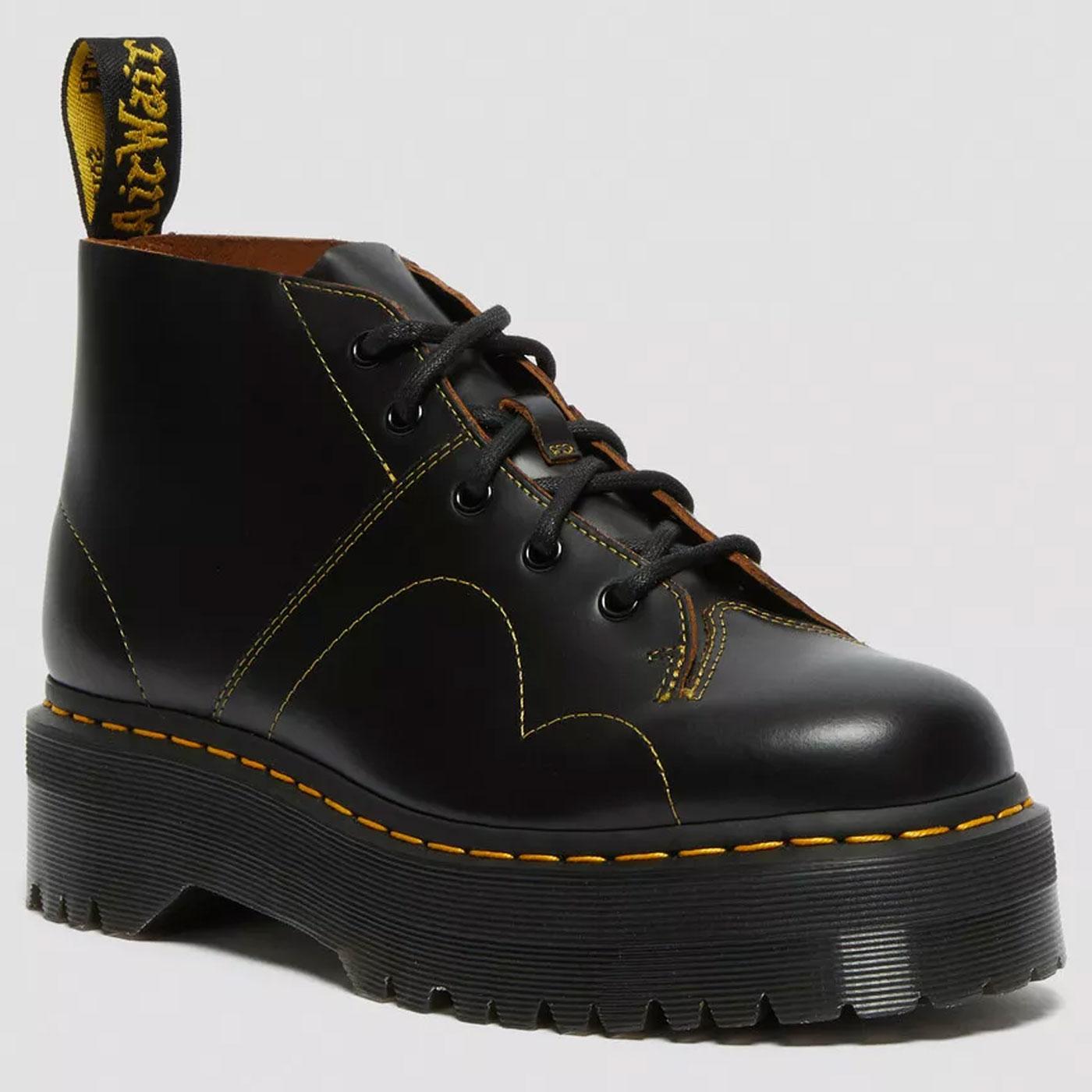 Dr Martens Church Quad Men s Platform Monkey Boots in Black