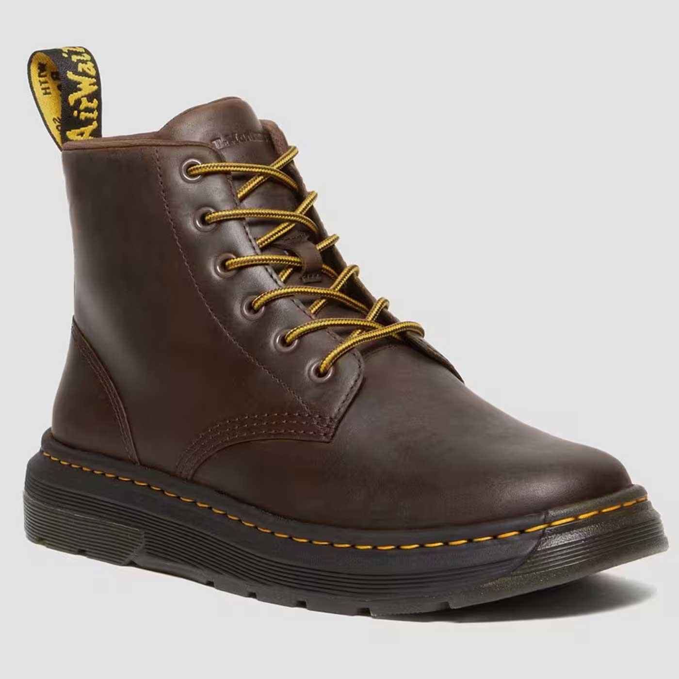 Dr Martens Crewson Crazy Horse Leather Chukka Boots Brown